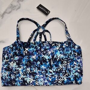 Soma Blue Abstract Sports Bra